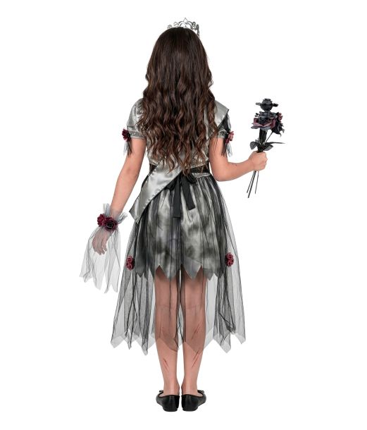 Zombie Prom Queen maskeraddräkt för flickor