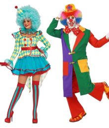 Clowndräkter och accessoarer