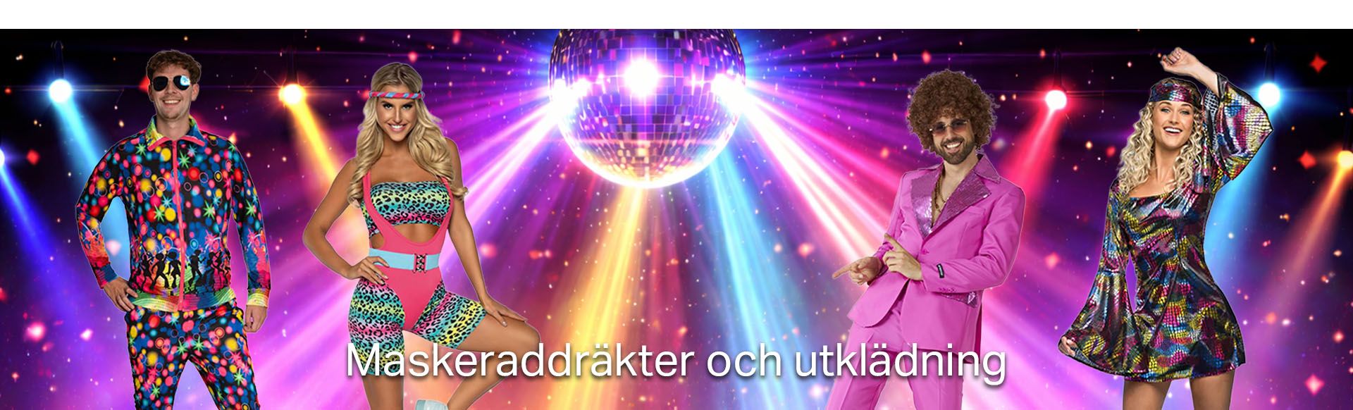 Maskeraddr&auml;kter och utkl&auml;dning f&ouml;r barn och vuxna