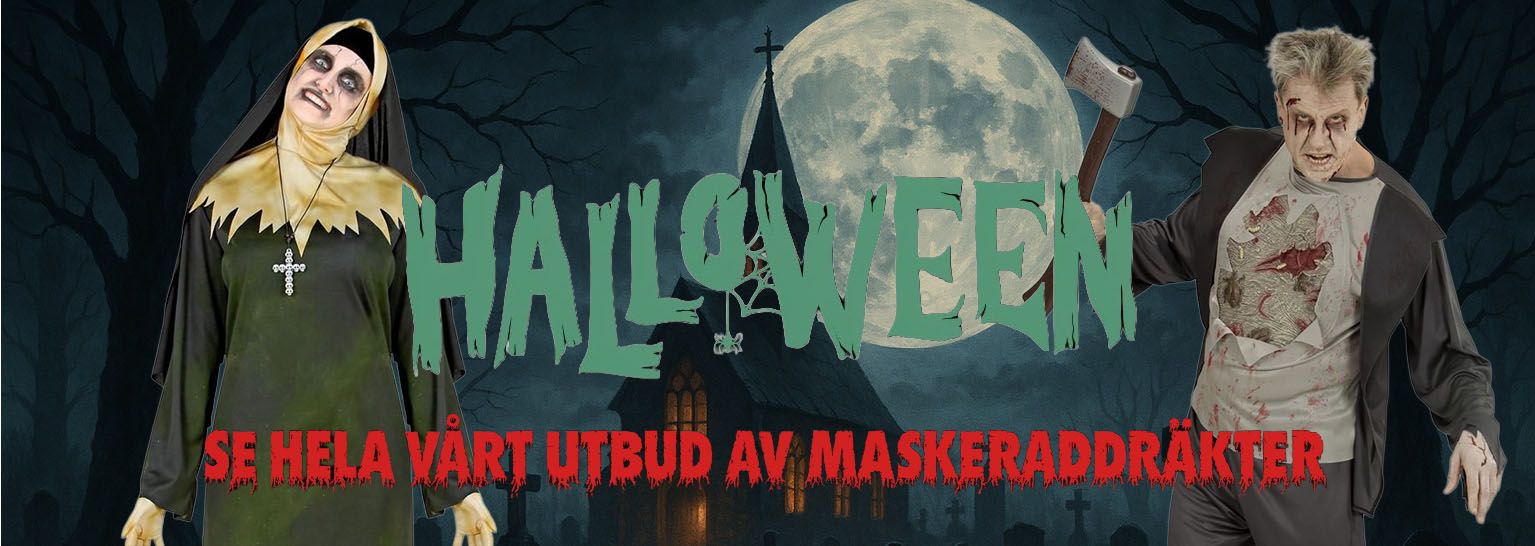 Halloween maskeraddräkter och utklädning