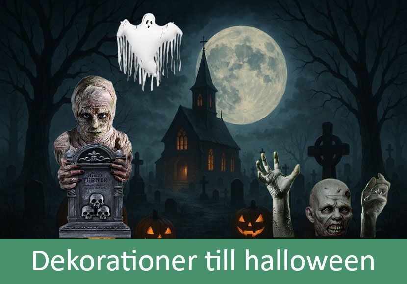 Dekorationer till Halloween 2025