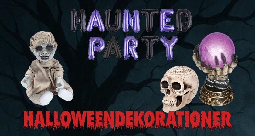 Dekorationer till Halloween 2025