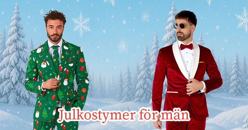  Julkostymer för män 2025